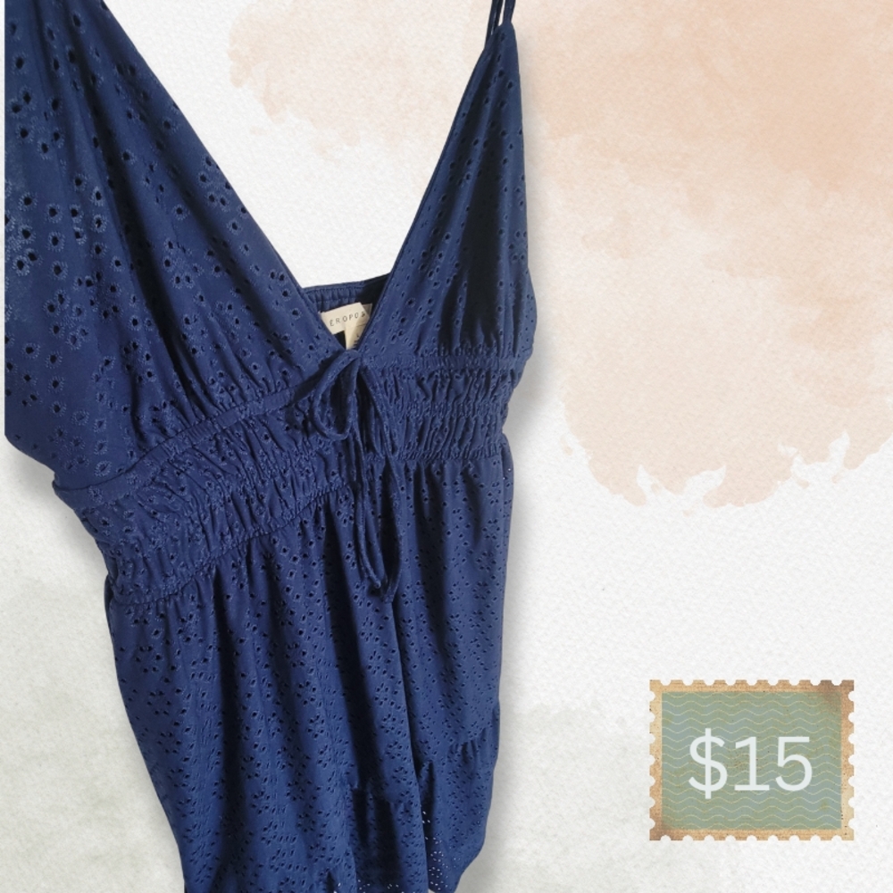 Aeropostale || Large || Navy Blue Mini Dress